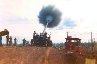 175 mm Fires at Bu Dop 1971