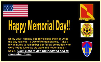 Happy Memorial Day
